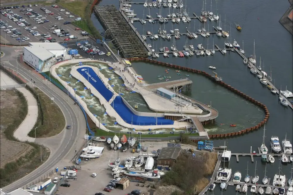 White-Water Rafting in Cardiff Bay