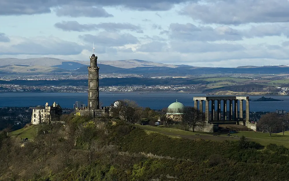 Sunset on Calton Hill
