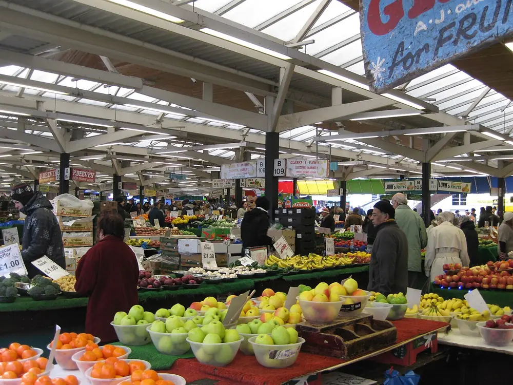 Lunch at Leicester Market