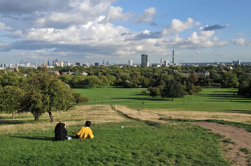 Picnic and Sunset on Primrose Hill