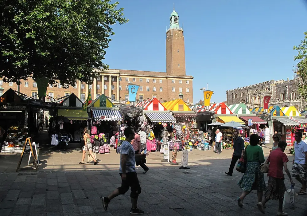Chips at Norwich Market