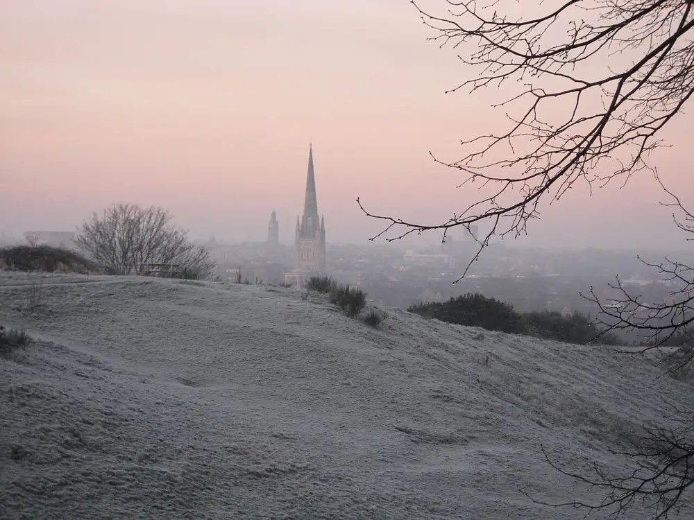 Sunset from Mousehold Heath