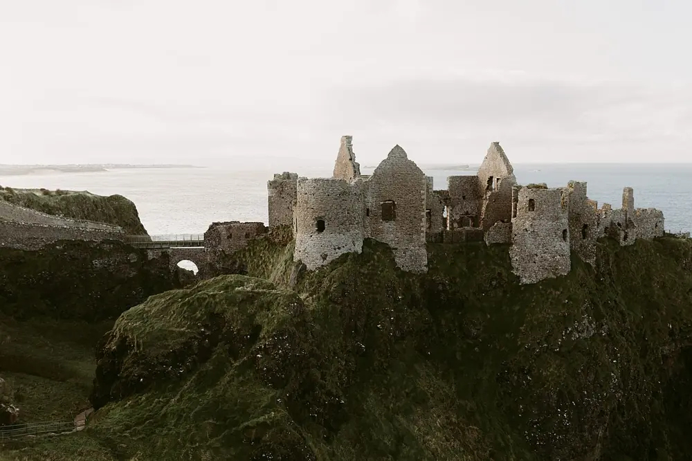Sunset at Dunluce Castle