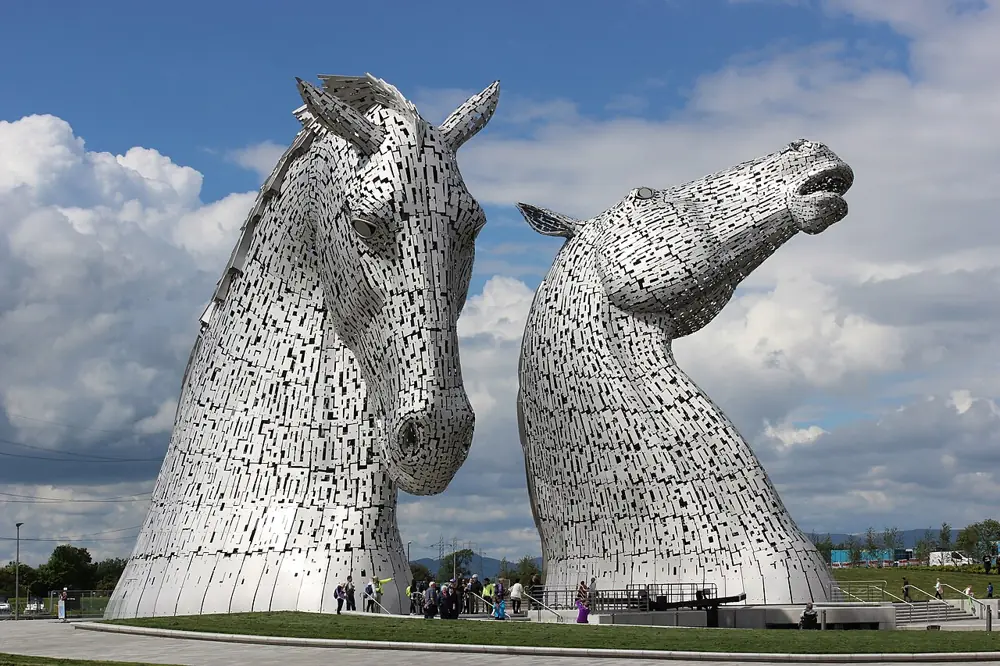 The Kelpies at Sunset