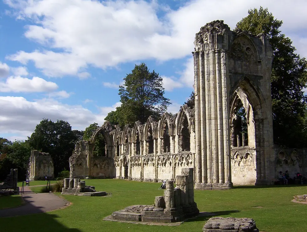 Abbey Ruins in Museum Gardens